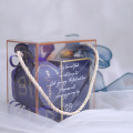 Caja de regalo de boda personalizar envases de dulces de cumpleaños